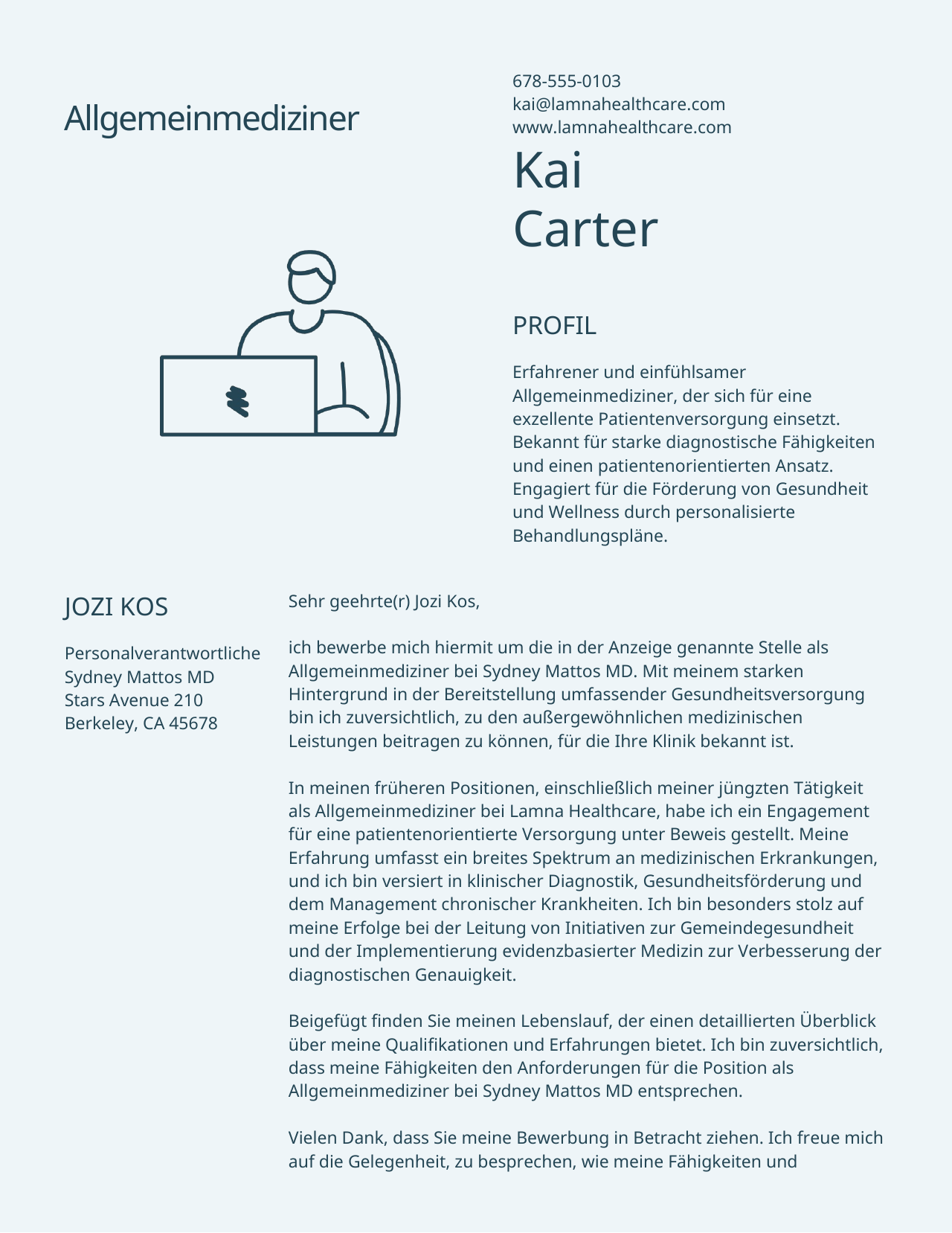 Ein professionelles Anschreiben vor der Übersetzung